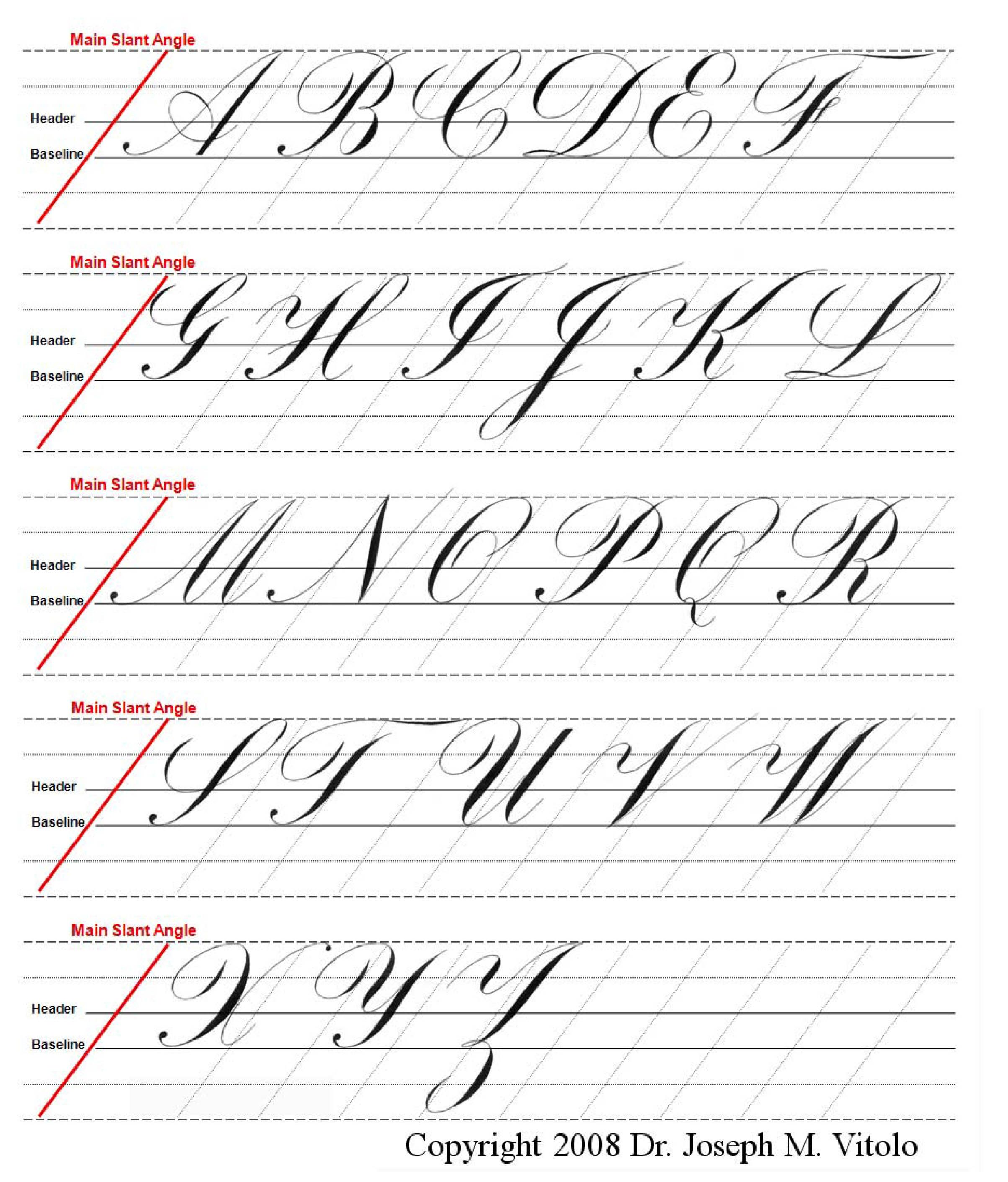 Slant angle for copperplate free